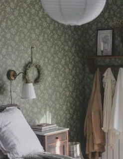 Tapete Patricia Schilfgrün -Innentapete Patricia B 452021 2880x1440