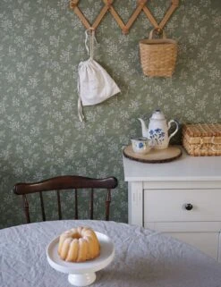 Tapete Patricia Schilfgrün -Innentapete Patricia E 452021 2880x1440