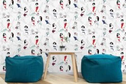 Tapete Pinup Rot -Innentapete Pinup A 355171 2880x1440