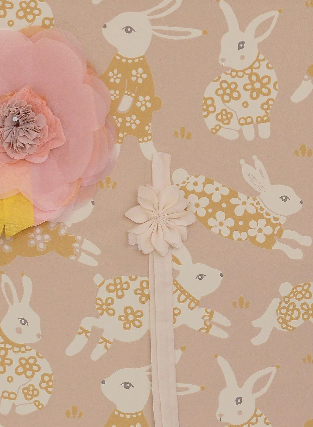 Tapete Rabbit Party Beige 3 Tapete Rabbit Party Beige