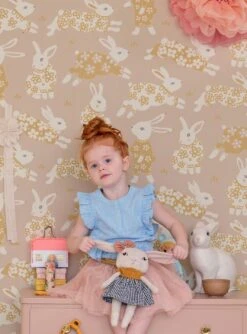 Tapete Rabbit Party Beige 10 Tapete Rabbit Party Beige -Innentapete Rabbit Party B 389392 2880x1440