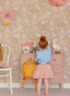 Tapete Rabbit Party Beige 11 Tapete Rabbit Party Beige -Innentapete Rabbit Party C 389392 2880x1440