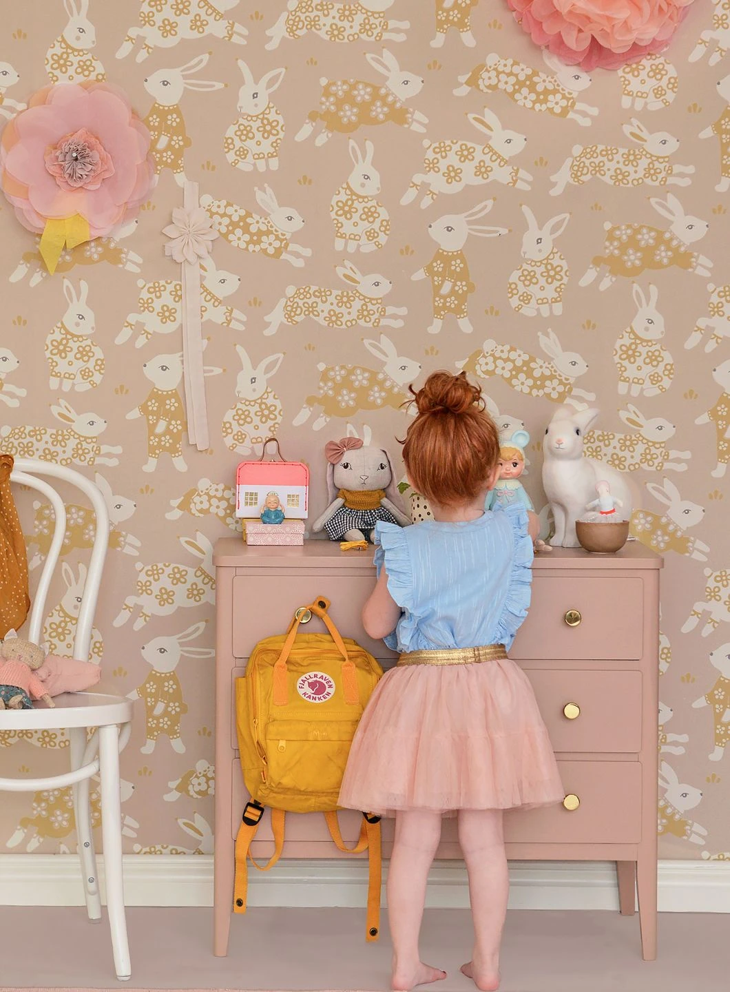 Tapete Rabbit Party Beige 7 Tapete Rabbit Party Beige – Bild 5