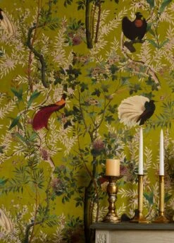 Wandbild Royal Garden Currygelb