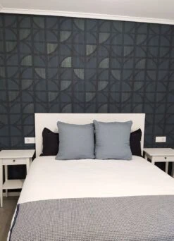 Tapete Salima Graublau -Innentapete Samila K 821891 2880x1440