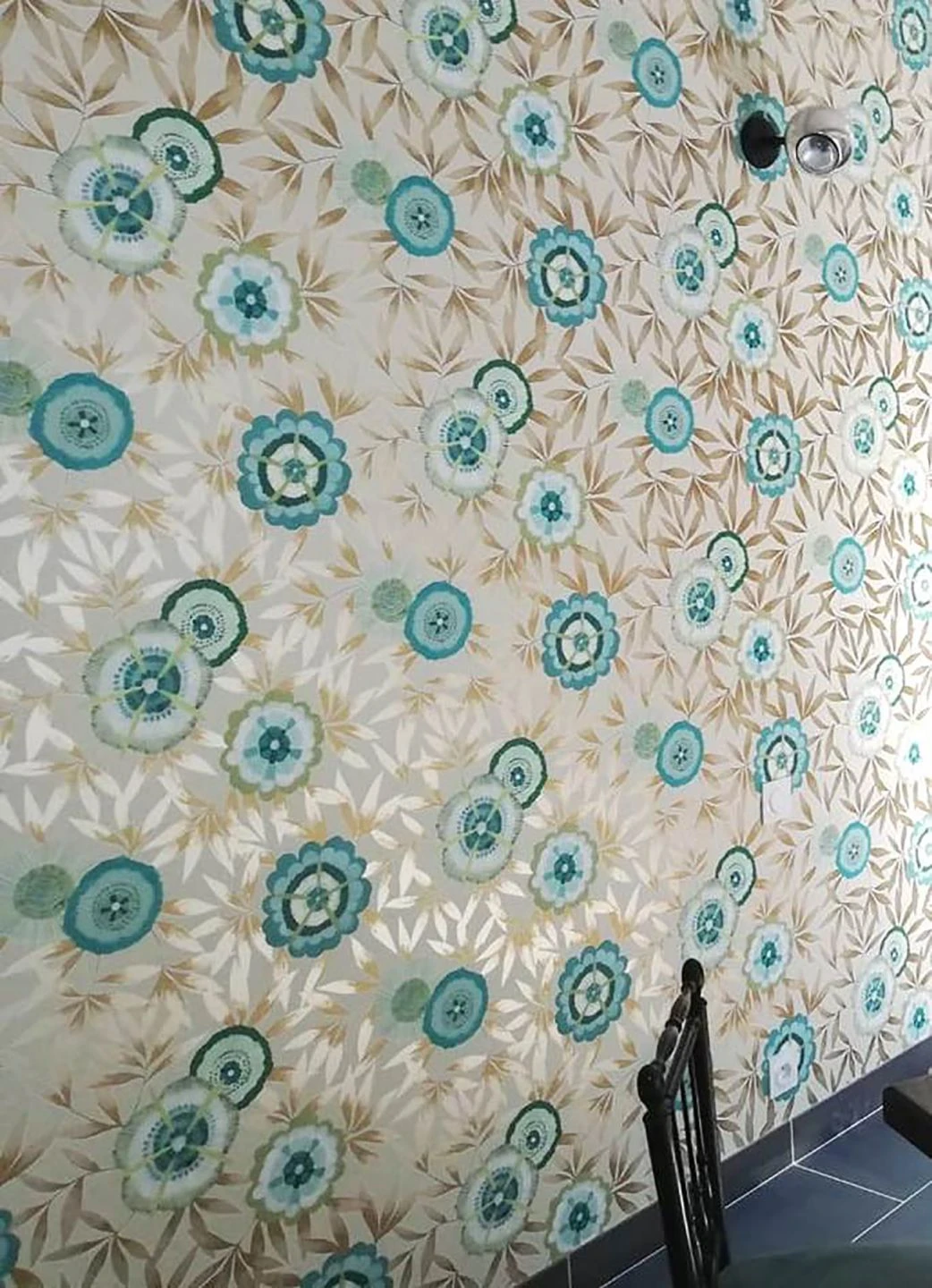 Tapete Sefina Türkisblau 5 Tapete Sefina Türkisblau – Bild 3