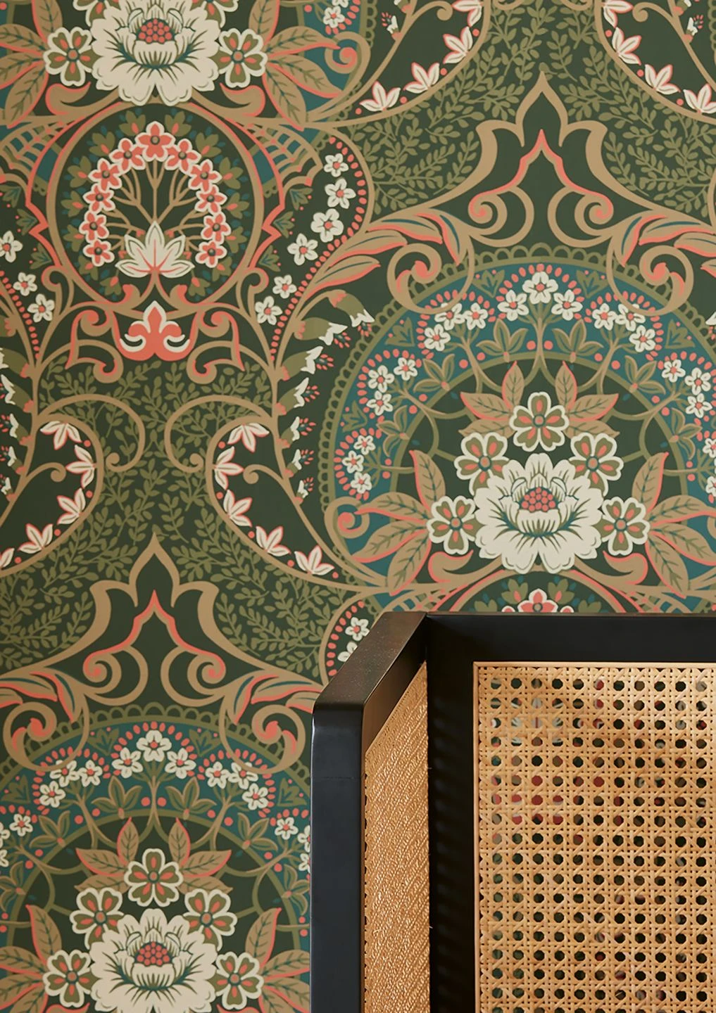 Tapete Sofia Tannengrün 3 Tapete Sofia Tannengrün