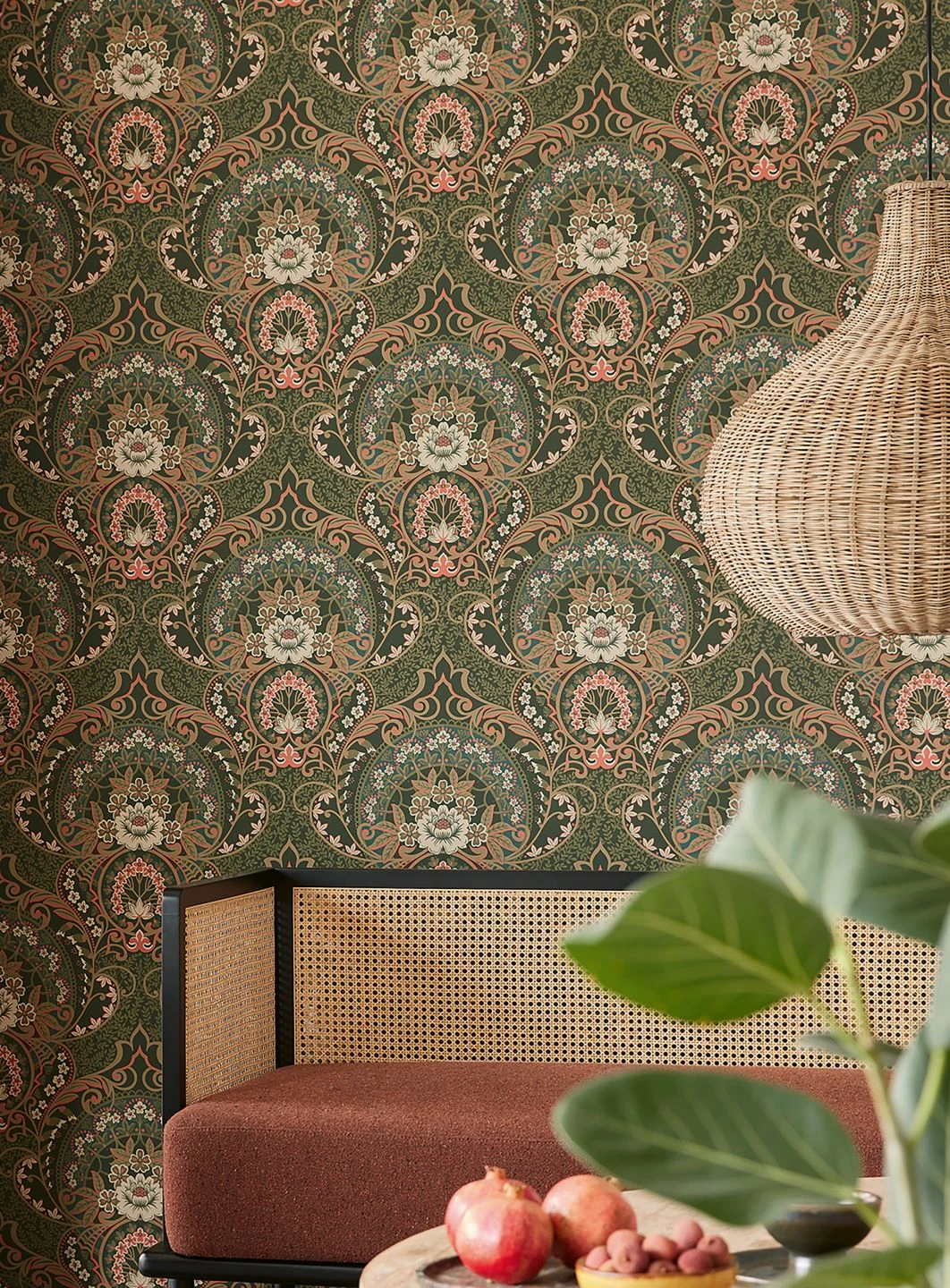 Tapete Sofia Tannengrün 7 Tapete Sofia Tannengrün – Bild 5