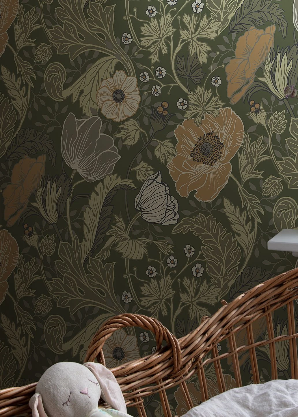 Tapete Soria Kieferngrün 3 Tapete Soria Kieferngrün