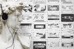 Tapete Stereo Nostalgia Weiss -Innentapete Stereo Nostalgia B 835131 2880x1440