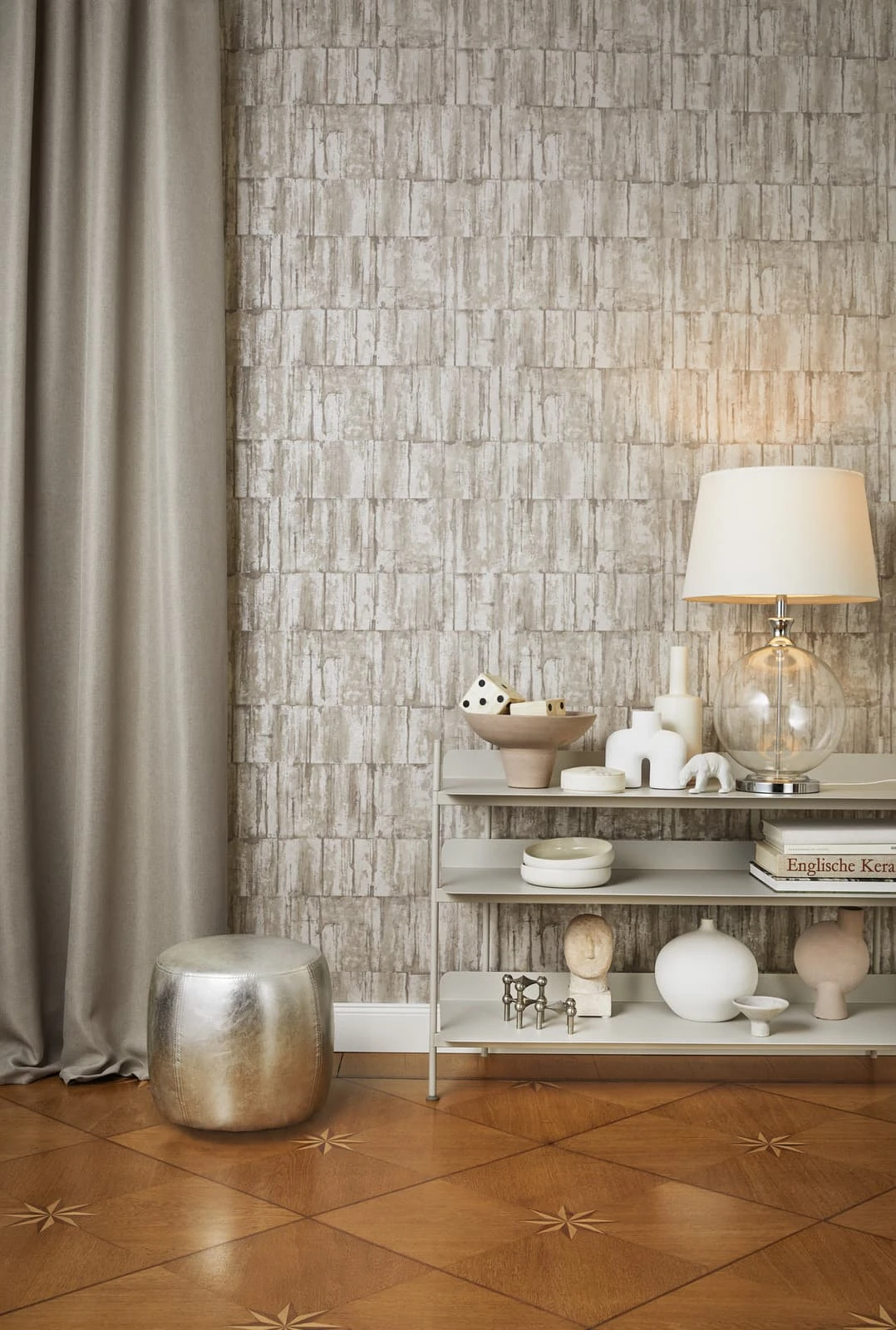 Tapete Barbara Home Collection Putzoptik Beige-Grau 6 Tapete Barbara Home Collection Putzoptik Beige-Grau – Bild 4