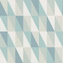 Vliestapete Kinder Vlies Dreiecke Mintgrün Beige 138920