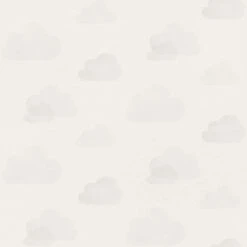 Vliestapete Kinder Wolken Himmel Weiß Hellgrau 138945