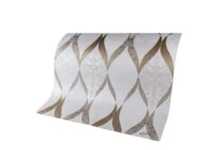 Tapete Kretschmer Deluxe Ornament Glasperlen Gold 41006-20 10 Tapete Kretschmer Deluxe Ornament Glasperlen Gold 41006-20 -Innentapete Tapete Kretschmer Deluxe Ornament Glasperlen wei 5