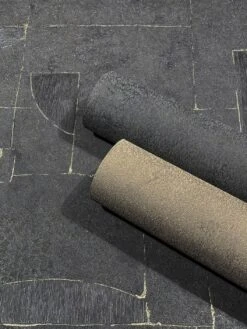 Papis Loveday Tapete 86766 Uni Struktur Schwarz -Innentapete Tapete Papis Loveday Schwarz Einfarbig 86766 63213121 6