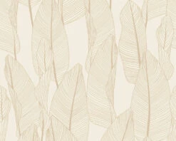 A.S. Creation Tapete Vlies 36497-7 Floral Blätter Creme Beige -Innentapete Tapete Vlies 36497 7 Floral Blaetter creme beige 63202790 4