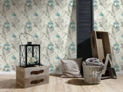 A.S. Creation Tapete Vlies 37279-2 Floral Exotik Blumen Weiß Braun -Innentapete Tapete Vlies 37279 2 Floral Exotik Blumen weiss braun 63202803 1