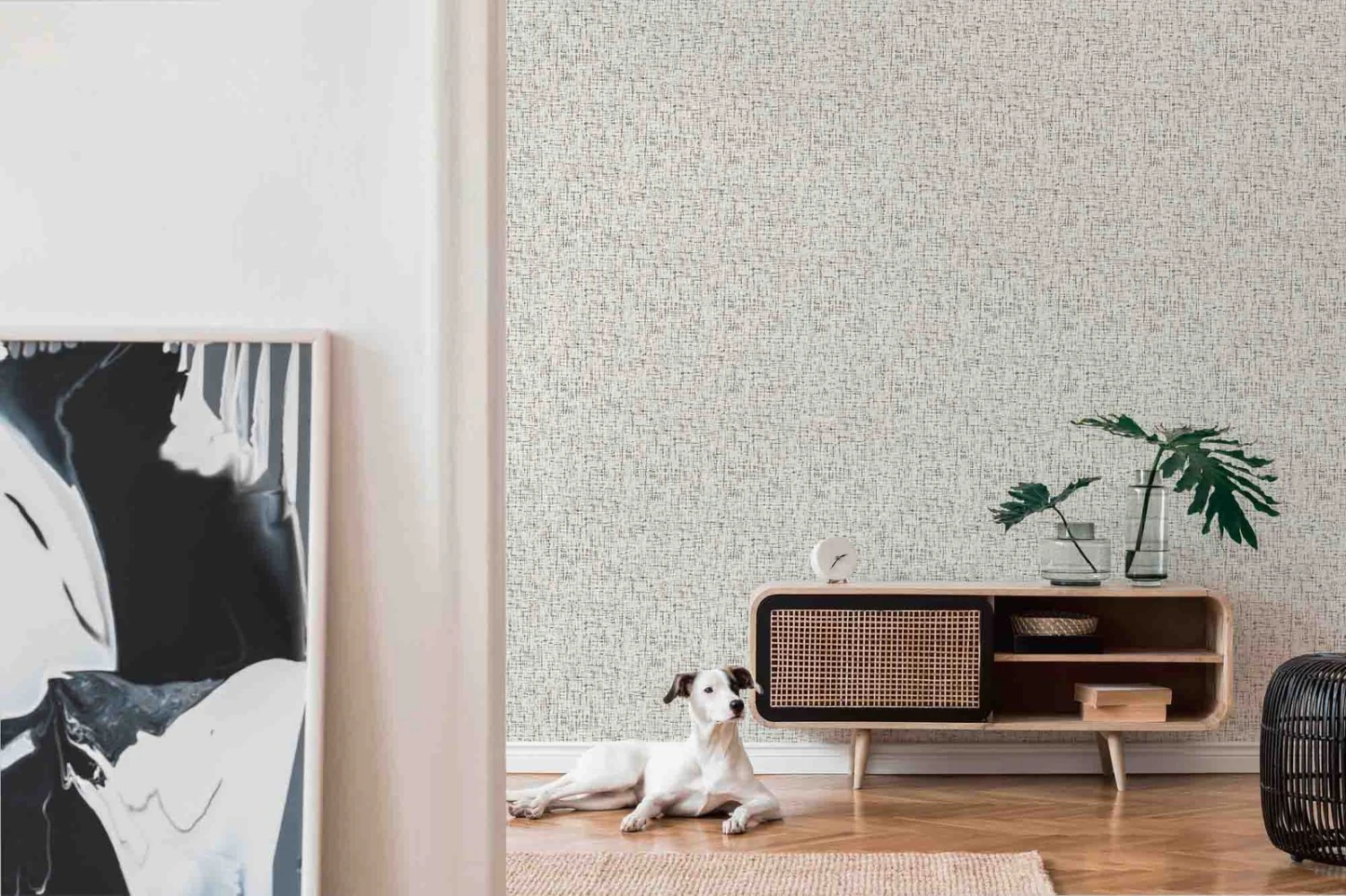 A.S. Creation Tapete Vlies 37524-1 Textur Weiß Schwarz Grau 7 A.S. Creation Tapete Vlies 37524-1 Textur Weiß Schwarz Grau – Bild 5