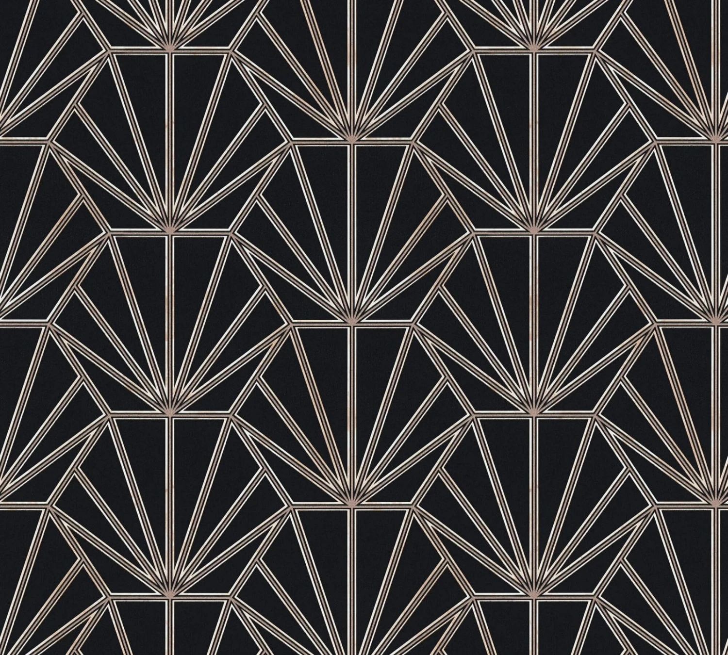 A.S. Creation Tapete Vlies 37528-1 Ornamente Schwarz Weiß Rosegold 4 A.S. Creation Tapete Vlies 37528-1 Ornamente Schwarz Weiß Rosegold – Bild 2