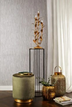 Barbara Home Vliestapete Streifen Grau Silber 536348 -Innentapete Tapete Vlies 536348 Streifen grau silber 63203579