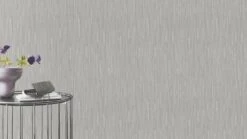 Barbara Home Vliestapete Streifen Grau Silber 536348 -Innentapete Tapete Vlies 536348 Streifen grau silber 63203579 2