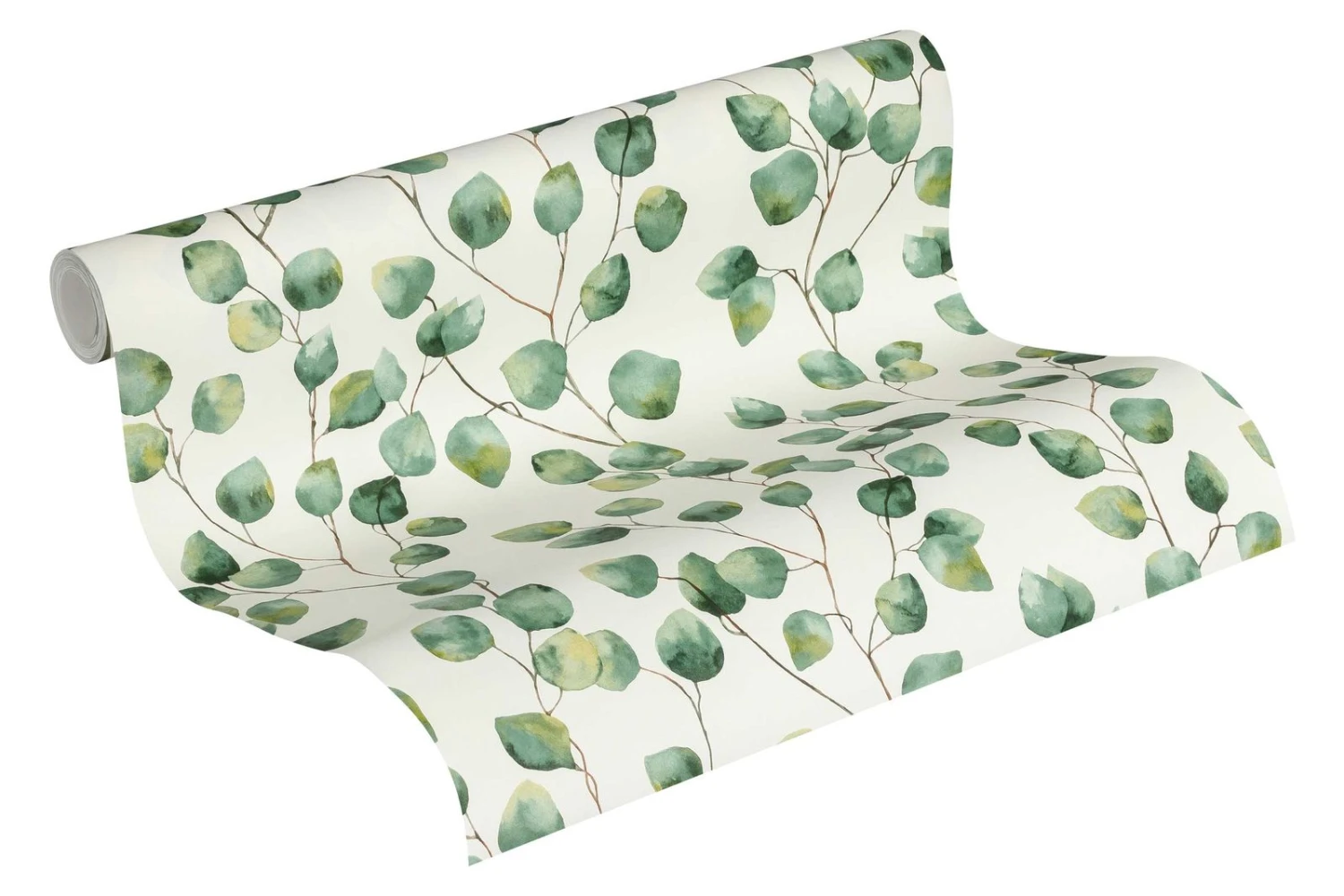 A.S. Creation Tapete Vlies Blätter Blüten Weiss Grün 37044-1 3 A.S. Creation Tapete Vlies Blätter Blüten Weiss Grün 37044-1