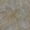 Tapete Vlies Blätter Grau Gold Glitzer Rasch Textil 229126