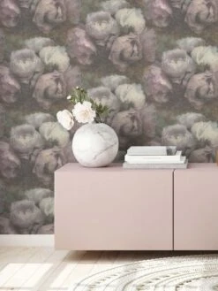 Tapete Vlies Blumen Grün Grau Flieder Weiß 37392-1 -Innentapete Tapete Vlies Blumen gruen grau flieder weiss 37392 1 63202476 2