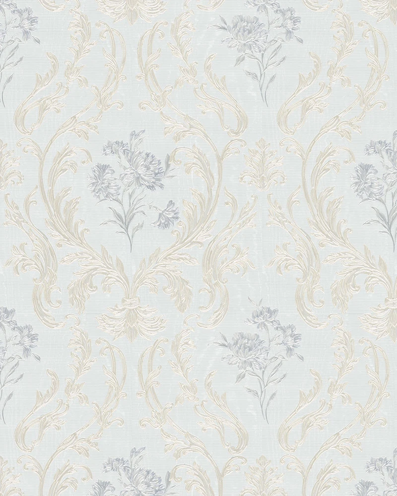 Tapete Vlies Damast Floral Grau Gold Glanz Marburg 30604 3 Tapete Vlies Damast Floral Grau Gold Glanz Marburg 30604