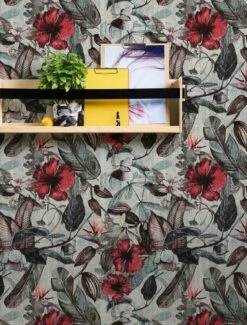 A.S. Creation Tapete Vlies Dschungel Blumen Grau Grün 37216-1 -Innentapete Tapete Vlies Dschungel Blumen grau gruen 37216 1 63202184 4