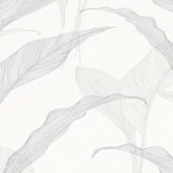 Tapete Vlies ELLE Blätter Floral Grau Glitzer 10207-31 -Innentapete Tapete Vlies ELLE Blaetter Floral grau Glitzer 10207 31 63210338 2