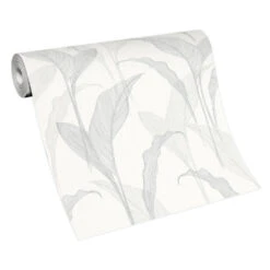 Tapete Vlies ELLE Blätter Floral Grau Glitzer 10207-31 -Innentapete Tapete Vlies ELLE Blaetter Floral grau Glitzer 10207 31 63210338 4
