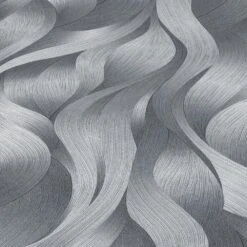 Tapete Vlies ELLE Wellen Grafik Anthrazit 10204-15 -Innentapete Tapete Vlies ELLE Wellen Grafik anthrazit 10204 15 63210332 2