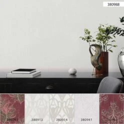 Tapete Vlies Einfarbig Streifen Creme-weiß 38098-8 -Innentapete Tapete Vlies Einfarbig Streifen creme weiss 38098 8 63209855 1