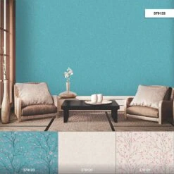 Tapete Vlies Einfarbig Blau Livingwalls 37913-3 -Innentapete Tapete Vlies Einfarbig blau Livingwalls 37913 3 63206764 2