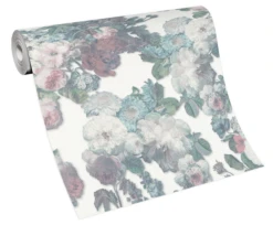 Tapete Vlies Elle Floral Rosen Weiß Rot Glitzer 10153-01 -Innentapete Tapete Vlies Elle Floral Rosen weiss rot Glitzer 10153 01 63207004