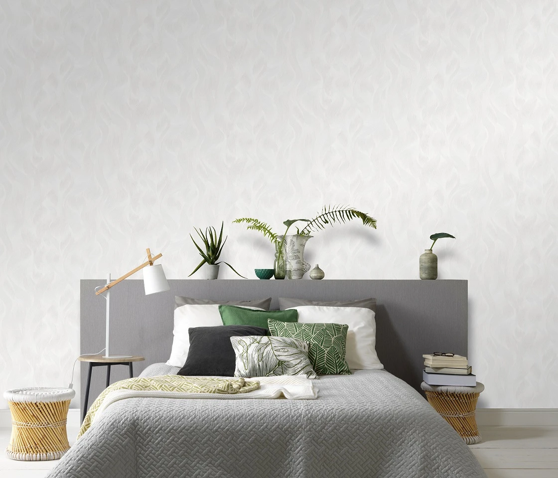 Tapete Vlies Elle Wellen-Optik Hellgrau Glitzer 10151-31 3 Tapete Vlies Elle Wellen-Optik Hellgrau Glitzer 10151-31