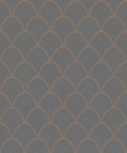 Tapete Vlies Geometrie Bögen Glitzer Anthrazit 32721 -Innentapete Tapete Vlies Geometrie Boegen Glitzer anthrazit 32721 63208528 1