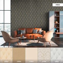 Tapete Vlies Geometrisch Gold Schwarz Metallic 37864-4 -Innentapete Tapete Vlies Geometrisch gold schwarz Metallic 37864 4 63206707 5