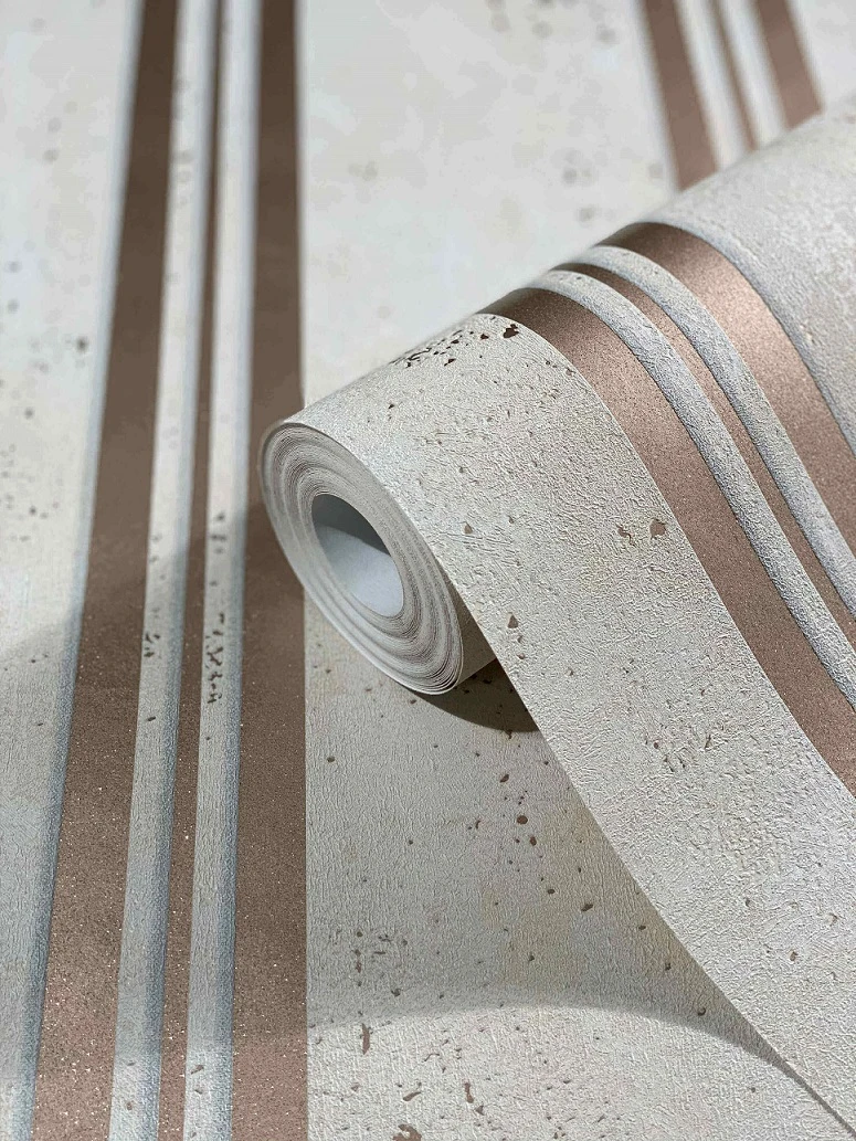 Tapete Vlies Gestreift Metallic Glitzer Greige 32636 3 Tapete Vlies Gestreift Metallic Glitzer Greige 32636