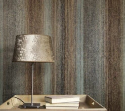 Tapete Vlies Gestreift Struktur Glanz Blau Gold 32839 -Innentapete Tapete Vlies Gestreift Struktur Glanz blau gold 32839 63207677 3