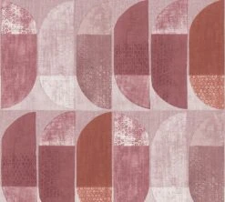 A.S. Creation Tapete Vlies Grafik Halbkreise Rot Bordeaux 37531-6 -Innentapete Tapete Vlies Grafik Halbkreise rot bordeaux 37531 6 63204367