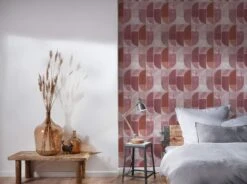 A.S. Creation Tapete Vlies Grafik Halbkreise Rot Bordeaux 37531-6 -Innentapete Tapete Vlies Grafik Halbkreise rot bordeaux 37531 6 63204367 2