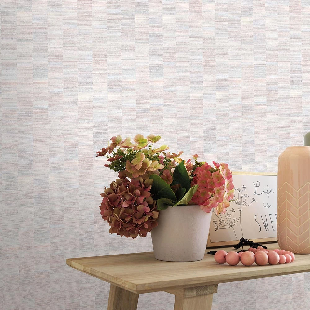 Tapete Vlies Kacheln Used Look Rosa Beige Grau 10249-05 4 Tapete Vlies Kacheln Used Look Rosa Beige Grau 10249-05 – Bild 2