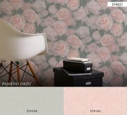 Tapete Vlies Neue Bude 37402-1 Blüten Flieder-grau Rosa -Innentapete Tapete Vlies Neue Bude 37402 1 Blueten flieder grau rosa 63202674 4