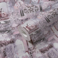 A.S. Creation Tapete Vlies Orient Muster Lila Grau 38174-4 -Innentapete Tapete Vlies Orient Muster lila grau 38174 4 63211539 1