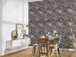 Tapete Vlies Palmen Floral Grau Beige Weiß 37757-4 -Innentapete Tapete Vlies Palmen Floral grau beige weiss 37757 4 63208272