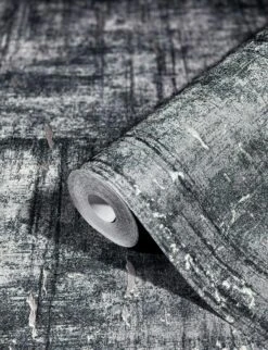 Tapete Vlies Patina Kork Schwarz Silber Metallic 85749 -Innentapete Tapete Vlies Patina Kork schwarz silber Metallic 85749 63210252 3