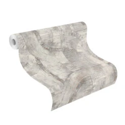 Tapete Vlies Rasch Halbkreise Grau Bronze 554779 -Innentapete Tapete Vlies Rasch Halbkreise grau bronze 554779 63211776 7