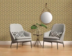 Tapete Vlies Retro Grafisch Gelb Grau Weiß 37707-4 -Innentapete Tapete Vlies Retro Grafisch gelb grau weiss 37707 4 63208371